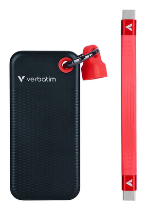 Verbatim Pocket SSD USB 3.2 Gen 2 256GB Black/Red