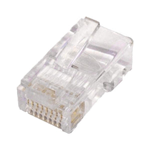 Cablenet Cat5e RJ45 UTP Flat Crimp Plug Stranded