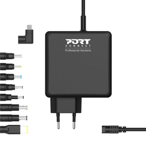 Port Designs 900007B-UK power adapter/inverter Indoor 90 W Black