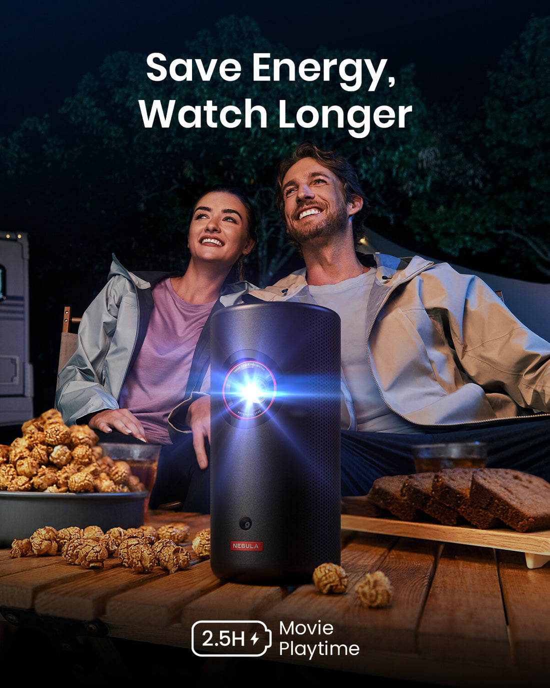 Nebula D2426212 data projector Standard throw projector 300 ANSI lumens DLP 1080p (1920x1080) Black