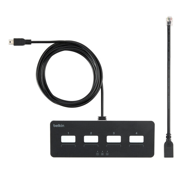 Belkin F1DN-MOD-REM4 KVM switch Black