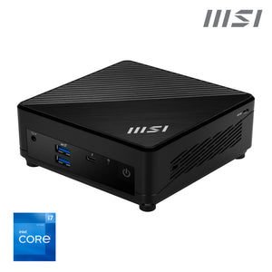 MSI Cubi 5 12M Intel Core i7 1255U Barebone, NUC, SFF, Mini Computer, HTPC, (NO RAM, NO Storage, NO OS), IRIS XE Graphics/ThunderBolt 4/Type C/HDMI/DisplayPort/Dual LAN/WiFi 6E/BT 5.3/VESA - 5 12M i7 1255U BB