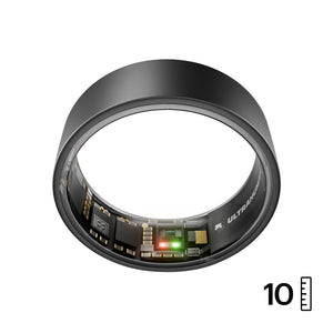 Ultrahuman Ring AIR – Sleep and Fitness Tracker, Smart Ring for Men and Women, No app fee for standard features, Up to 6 days battery life (Size 10 )