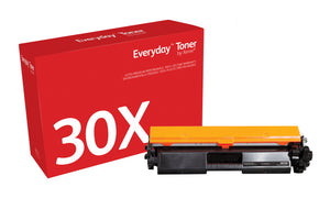 Everyday™ Black Toner by Xerox compatible with HP 30X (CF230X), High capacity