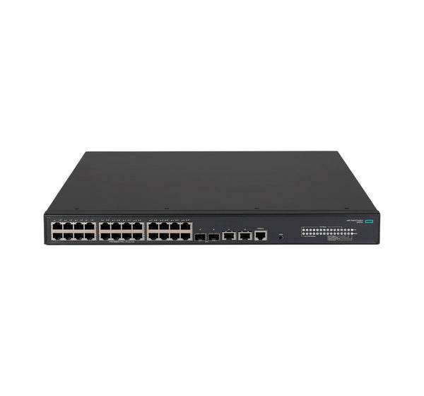 HPE FlexNetwork 5140 24G POE+2SFP+2XGT EI Managed L3 Gigabit Ethernet (10/100/1000) Power over Ethernet (PoE) 1U