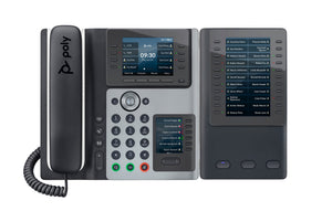 Poly Edge E400 IP Phone and PoE-enabled
