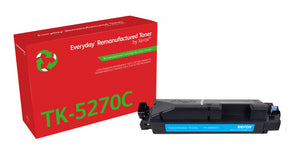 Everyday™ Cyan Remanufactured Toner by Xerox compatible with Kyocera TK-5270C, Standard capacity