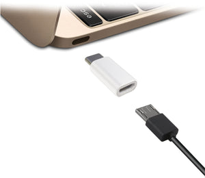 Jivo Technology JI-2046 cable gender changer USB-C Micro USB White