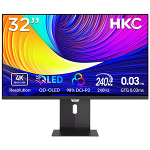 HKC GS32UK computer monitor 80 cm (31.5") 3840 x 2160 pixels UHD+ OLED