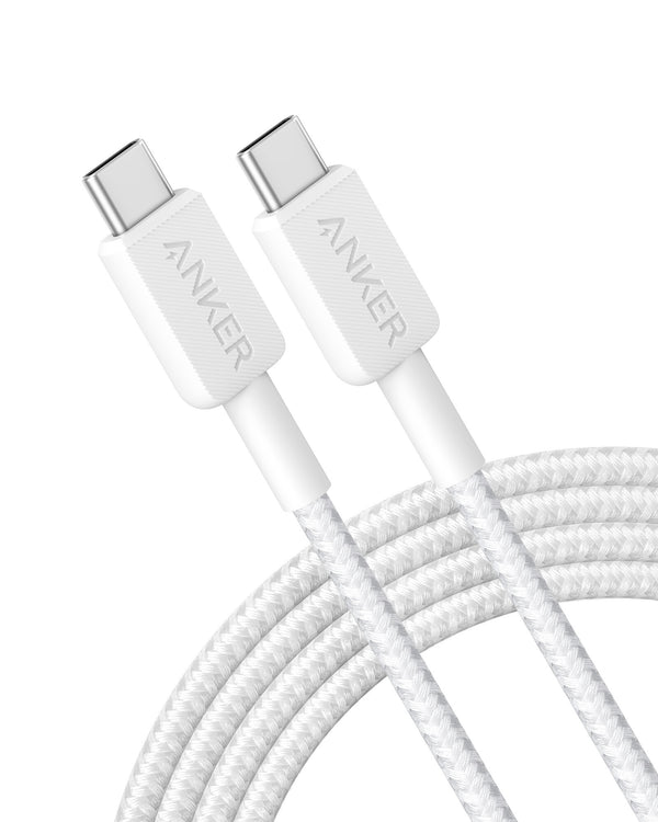 Anker Braided USB-A to USB-C Charging Cable 1.8 m, White