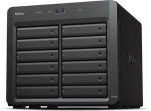 Synology DX1222 storage drive enclosure HDD/SSD enclosure Black 2.5/3.5"