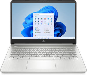 HP 14s-fq1013na AMD Ryzen™ 5 5500U Laptop 35.6 cm (14") Full HD 4 GB DDR4-SDRAM 512 GB SSD Wi-Fi 5 (802.11ac) Windows 11 Home Silver