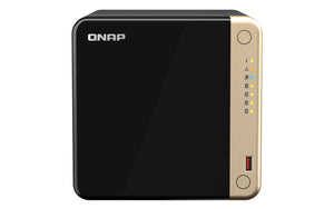 QNAP TS-464-4G NAS Tower Intel® Celeron® N5095 4 GB DDR4 32 TB HDD QNAP QTS Black