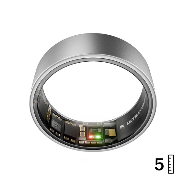 Ultrahuman Ring AIR – Sleep and Fitness Tracker, Smart Ring for Men and Women, No app fee for standard features, Up to 6 days battery life (Size 5)