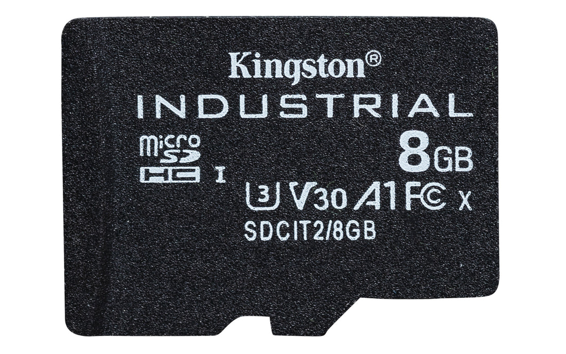 Kingston Technology 8GB microSDHC Industrial C10 A1 pSLC Card + SD Adapter