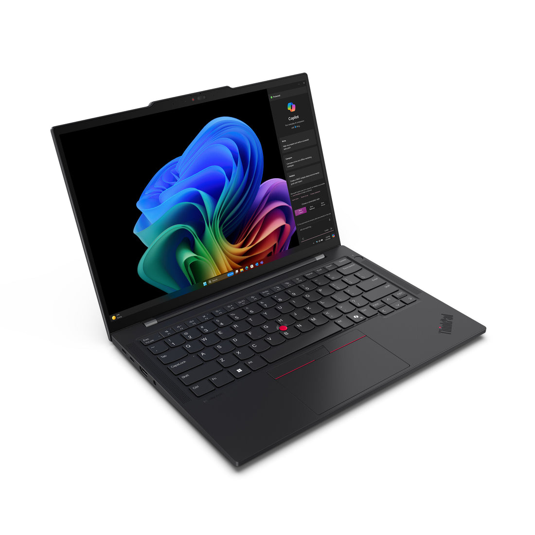 Lenovo ThinkPad T14s Gen 6 (Snapdragon) Copilot+ PC X1E-78-100 Laptop 35.6 cm (14") Touchscreen WUXGA 32 GB LPDDR5x-SDRAM 512 GB SSD Wi-Fi 7 (802.11be) Windows 11 Pro UK English Black