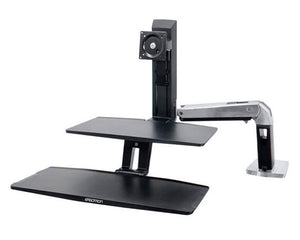 Ergotron WorkFit -A 61 cm (24") Desk Black