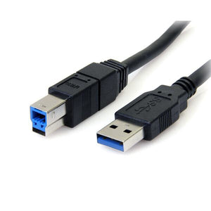 StarTech.com 6 ft Black SuperSpeed USB 3.0 Cable A to B - M/M