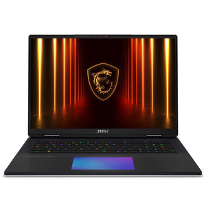 MSI Titan 18 HX AI A2XWJG-498UK Intel Core Ultra 9 285HX Laptop 45.7 cm (18") UHD+ 64 GB DDR5-SDRAM 4 TB SSD NVIDIA GeForce RTX 5090 Wi-Fi 7 (802.11be) Windows 11 Pro UK English Black