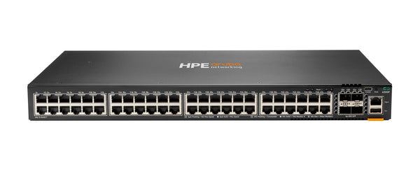 HPE Aruba Networking CX 6300F 48-port 1GbE and 4-port SFP56 Switch