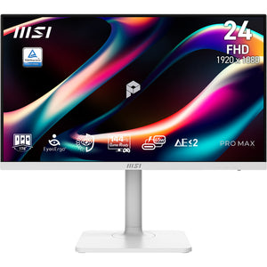 MSI PRO MAX 241PHW E14 computer monitor 60.5 cm (23.8") 1920 x 1080 pixels Full HD LCD White