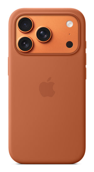 Apple iPhone 17 Pro Silicone Case with MagSafe – Orange