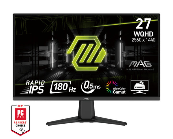 MSI MAG 275QF computer monitor 68.6 cm (27") 2560 x 1440 pixels Wide Quad HD LCD Black