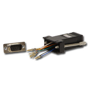 Lindy RJ-45 Female to 9 Way D Female Modular Adapter