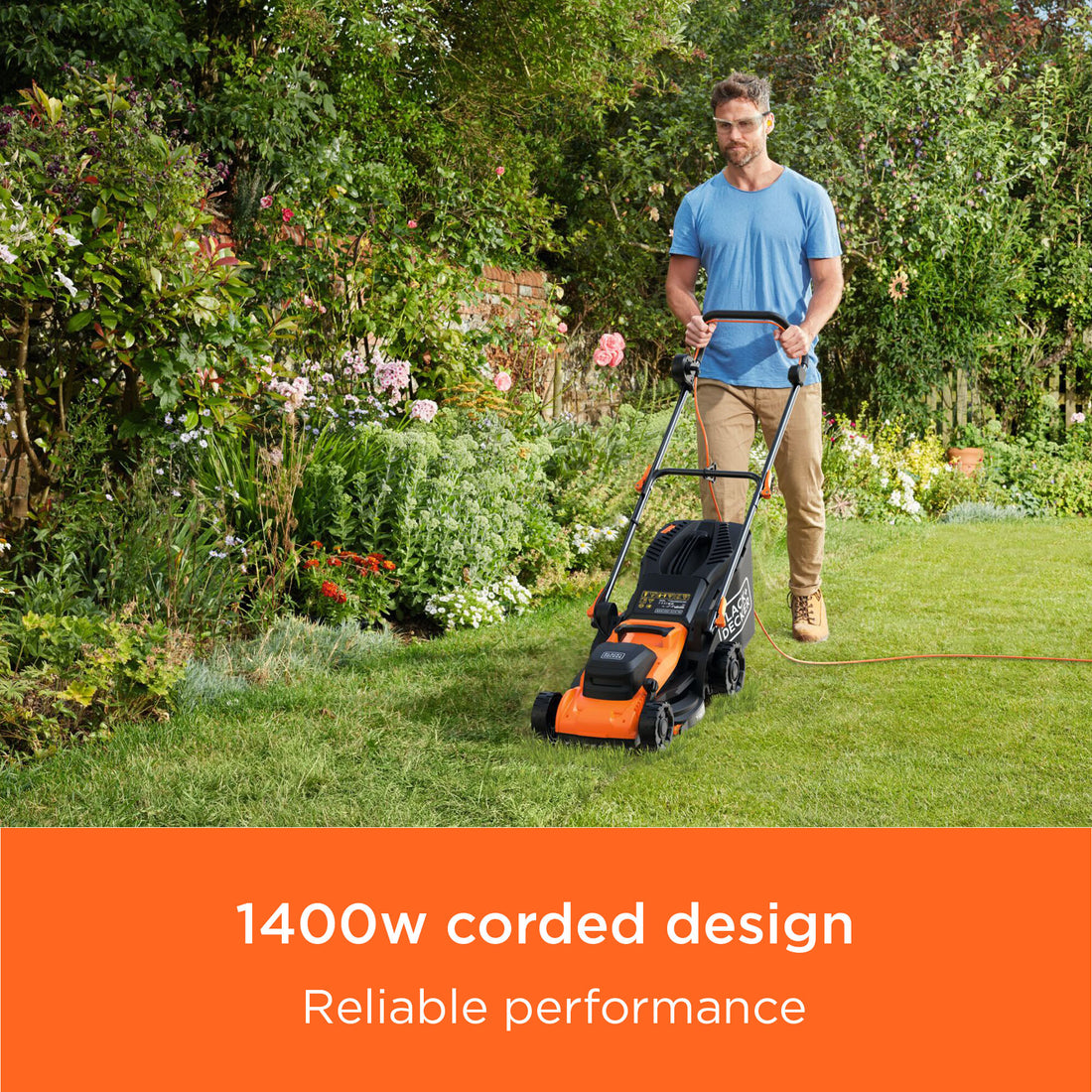 Black & Decker BLACK+DECKER BEMWP340-GB 34cm Corded Mower