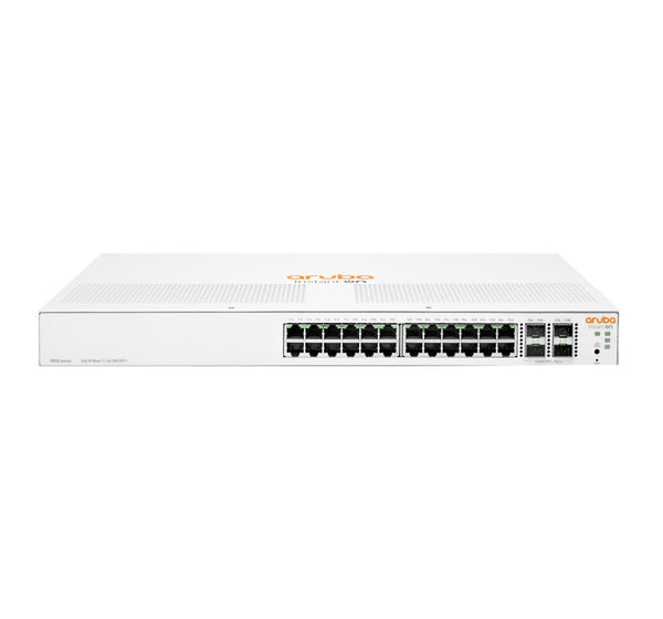 HPE Aruba Networking Instant On Switch 24p Gigabit 4p SFP+ 1930 Managed L2+ Gigabit Ethernet (10/100/1000) 1U White