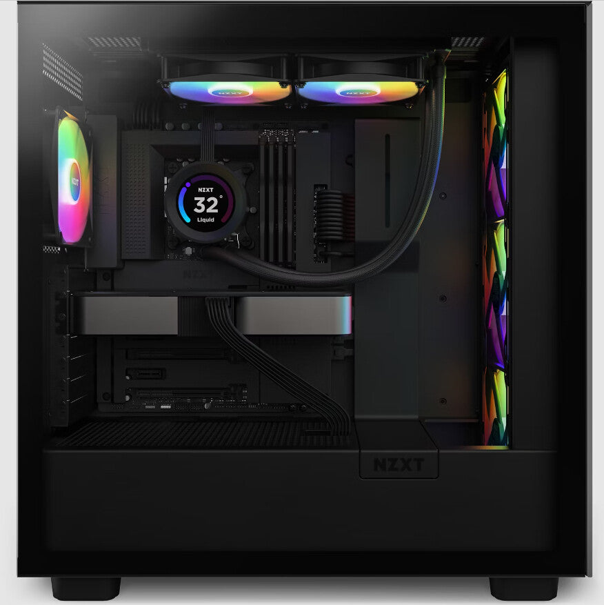 NZXT Kraken Elite 240 RGB Processor All-in-one liquid cooler 12 cm Black 1 pc(s)