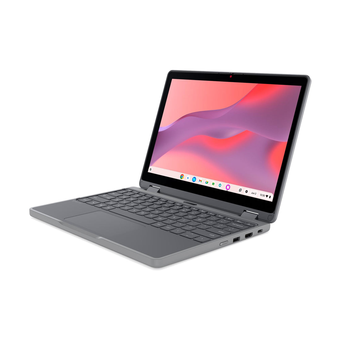 Lenovo Chrome 500e 2in1 G5 M89 MediaTek Kompanio 540 Chromebook 29.5 cm (11.6") Touchscreen HD 8 GB LPDDR5x-SDRAM 64 GB UFS Wi-Fi 7 (802.11be) ChromeOS English Grey