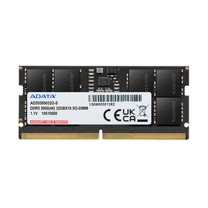 ADATA Premier AD5S560016G-S 16 GB, DDR5, 5600 MHz, 262-pin SO-DIMM (1 x 16 GB)