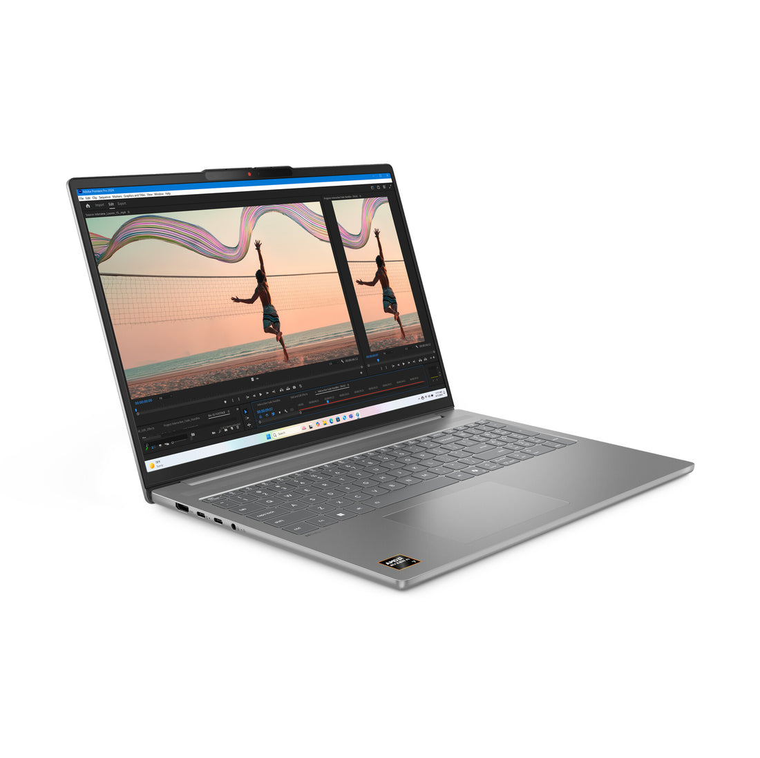 Lenovo IdeaPad Slim 5 16AKP10 Copilot+ PC AMD Ryzen™ AI 5 330 Laptop 40.6 cm (16") WUXGA 16 GB DDR5-SDRAM 1 TB SSD Wi-Fi 7 (802.11be) Windows 11 Home Grey English