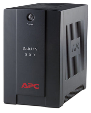 APC Back-UPS uninterruptible power supply (UPS) Line-Interactive 0.5 kVA 300 W 3 AC outlet(s)