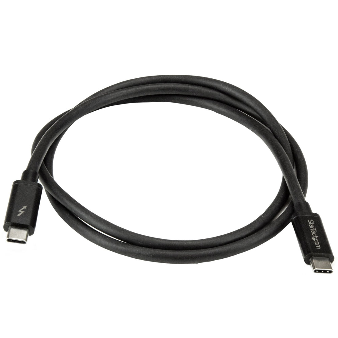 StarTech.com 3.3ft (1m) Thunderbolt 3 Cable, 20Gbps, 100W PD, 4K, Thunderbolt Certified, Compatible with Thunderbolt 4/USB 3.2/DisplayPort