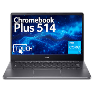 Acer Chromebook CBE594-1T I3-N305 8GB/256GB Intel Core i3 N-series 35.6 cm (14") Touchscreen Full HD LPDDR5-SDRAM SSD Wi-Fi 6E (802.11ax) ChromeOS Charcoal, Grey