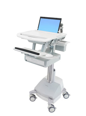 Ergotron StyleView Aluminium, Grey, White Laptop Multimedia cart