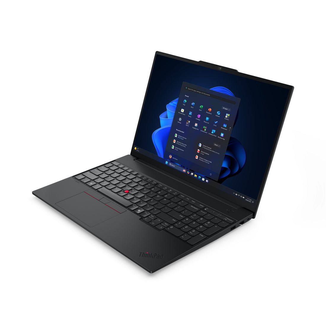 Lenovo ThinkPad E16 Gen 3 (Intel) Copilot+ PC Intel Core Ultra 5 228V Laptop 40.6 cm (16") WUXGA 32 GB LPDDR5x-SDRAM 512 GB SSD Wi-Fi 6E (802.11ax) Windows 11 Pro English Black