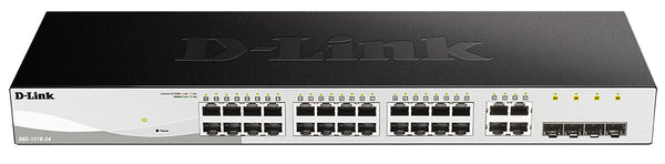 D-Link 24-Port Gigabit Smart Managed Switch including 4 SFP ports