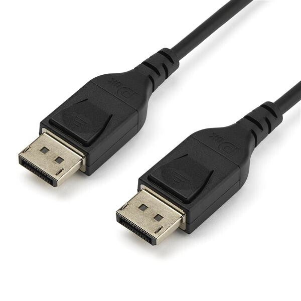 StarTech.com 3ft (1m) VESA Certified DisplayPort 1.4 Cable - 8K 60Hz HBR3 HDR - UHD DisplayPort to DisplayPort Monitor Cord - Ultra HD 4K 120Hz DP 1.4 Slim Video Cable M/M DP Connector