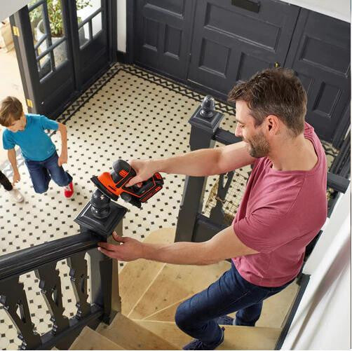 Black & Decker BDCDS18N Delta sander 12000 RPM Black, Orange