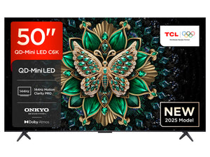 TCL C6K 50C6K-UK TV 127 cm (50") 4K Ultra HD Smart TV Wi-Fi Metallic