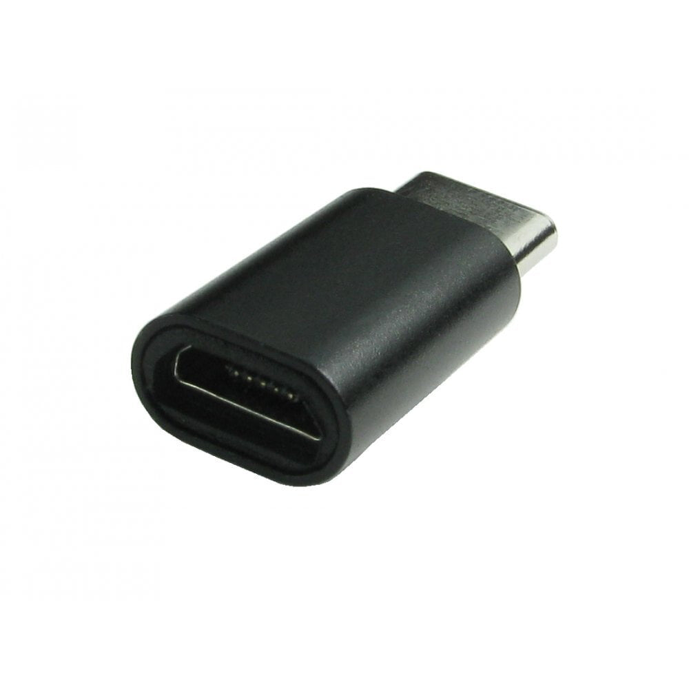 Cables Direct USB3C-MICROB cable gender changer USB Type C Micro USB Type B Black