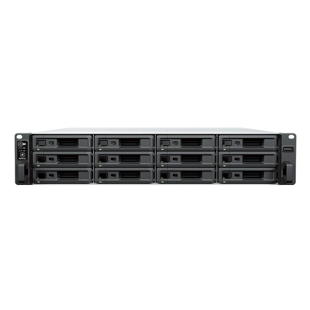 Synology RackStation RS4826XS+ NAS/storage server Rack (2U) Intel® Xeon® D-1739 16 GB DDR4 Black, Silver