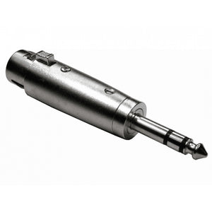 Cables Direct 3XLR-100 cable gender changer 6.35mm XLR Metallic