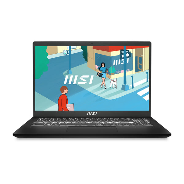 MSI Modern 15 H B13M-003UK Intel® Core™ i7 i7-13700H Laptop 39.6 cm (15.6") Full HD 16 GB DDR4-SDRAM 512 GB SSD Wi-Fi 6E (802.11ax) Windows 11 Home Black