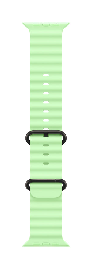Apple Black Titanium Finish Band Green Fluoroelastomer, Titanium