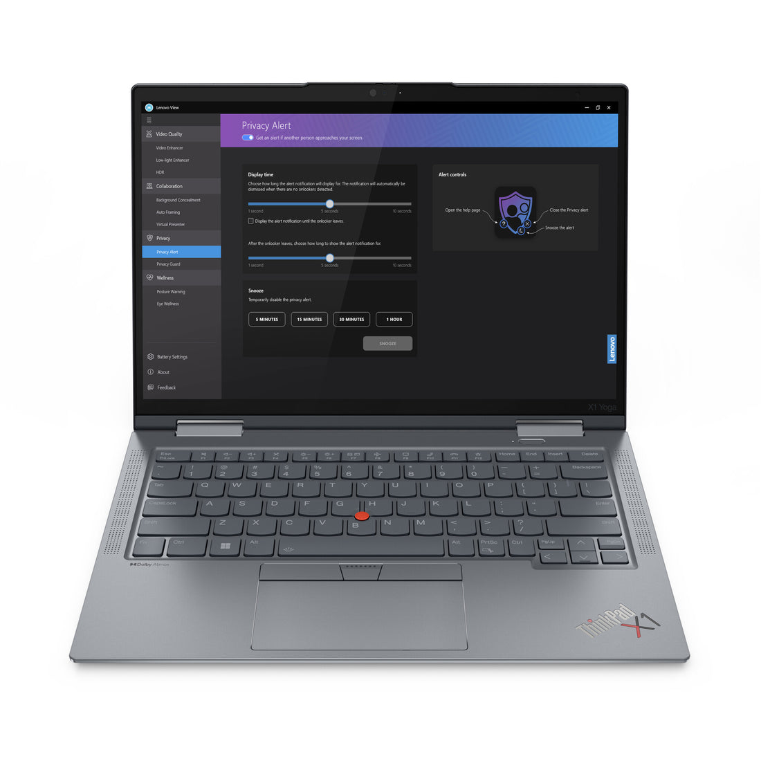 Lenovo ThinkPad X1 Yoga Gen 8 Intel® Core™ i7 i7-1365U Hybrid (2-in-1) 35.6 cm (14") Touchscreen WUXGA 32 GB LPDDR5-SDRAM 1 TB SSD Wi-Fi 6E (802.11ax) Windows 11 Pro Grey UK English