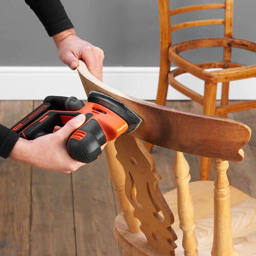 Black & Decker BDCDS18N Delta sander 12000 RPM Black, Orange